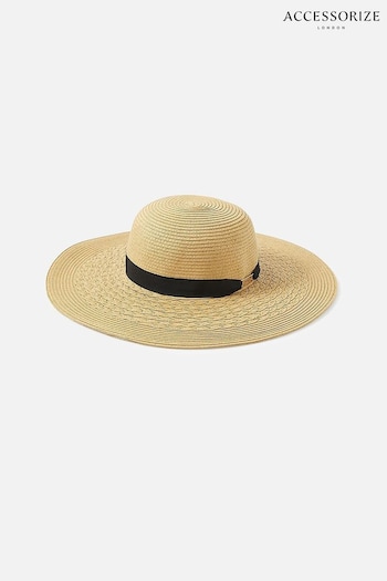 Accessorize Natural Floppy Band Hat (B28733) | £25