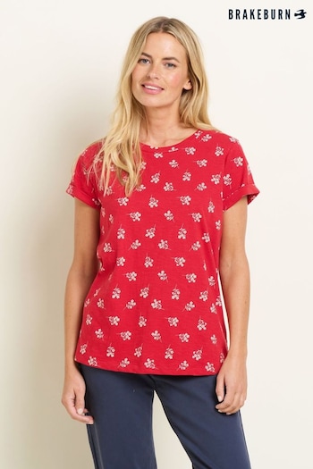 Brakeburn Red Marnie T-Shirt (B28828) | £29