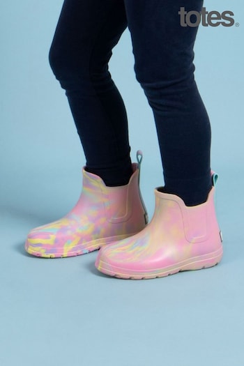 Totes main Pink Childrens Chelsea Welly Boots (B29103) | £20