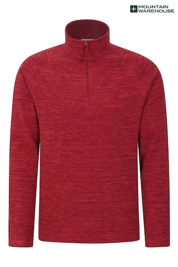 Mountain Warehouse Red Mens Snowdon Micro Fleece (B29437) | £23