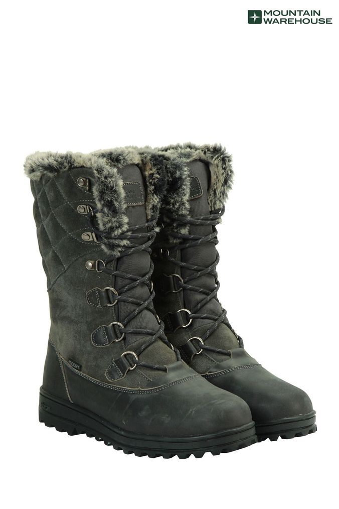 Buy Women s Boots Grey Mid Calf Footwear Online Next UK