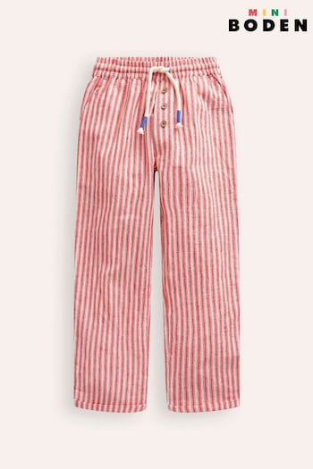 Boden Red Summer Pull-On Trousers Klein (B29772) | £27 - £29