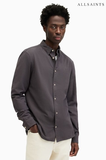 AllSaints Grey Lovell Shirt (B29969) | £99