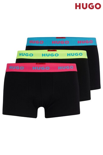 HUGO Logo Waistband Stretch Cotton Boxers 3-Pack (B30044) | £42