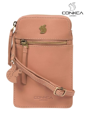 Conkca Bambino Leather Cross-Body Phone Bag (B30137) | £35