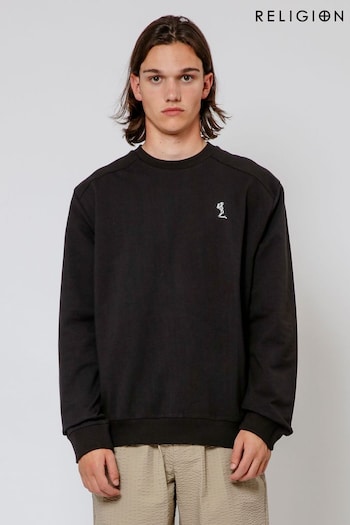 Religion Black Performance Sweatshirt (B30418) | £70