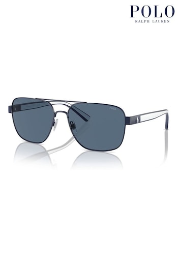 Polo Ralph Lauren Blue Ph3154 Pillow Sunglasses (B30519) | £156