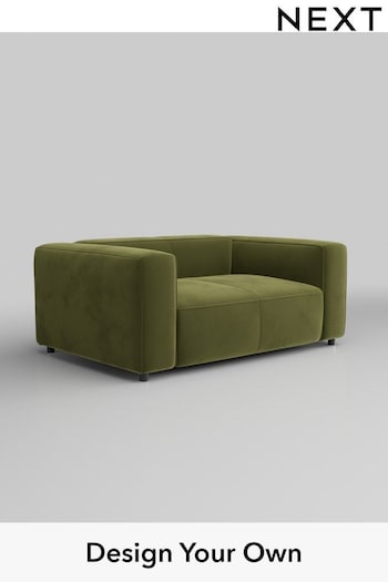 Plush Velvet Easy Clean/Mid Olive Green Alva Deep Sit (B30801) | £1,125 - £1,625