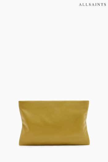 AllSaints Green Bettina Clutch Bag (B30904) | £119