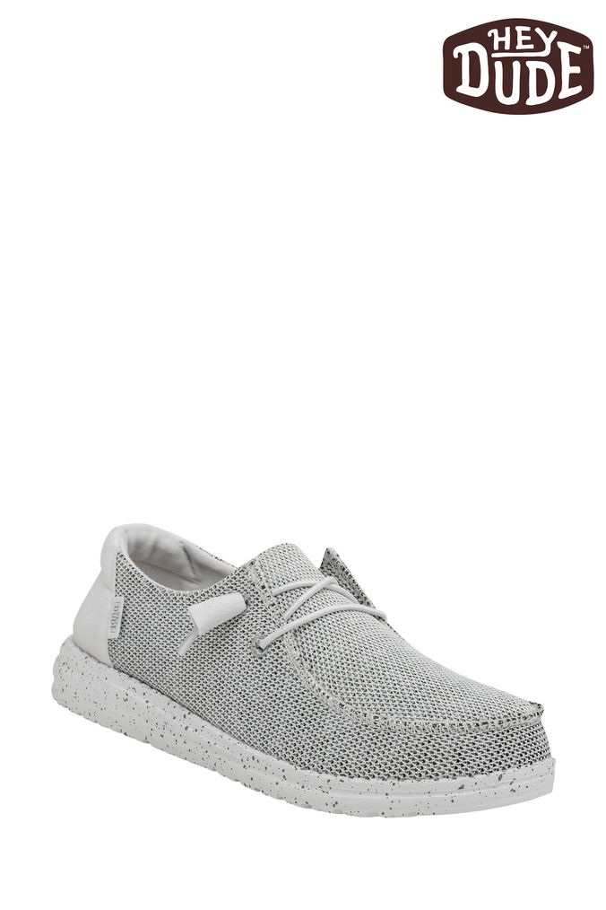 Womens grey hey dude cheap shoes