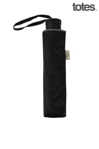 Totes Black Supermini Umbrella (B33486) | £14