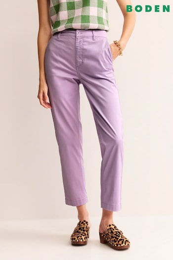 Boden Purple Barnsbury Chino Trousers (B33662) | £75