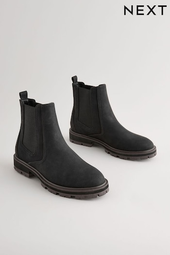 Black Extra Wide Fit Forever Comfort® Chelsea Boots (B33705) | £46