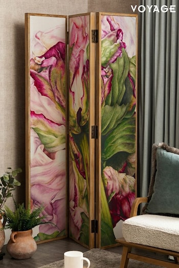 Voyage Maison Pink Heligan Floral Room Divider (B33908) | £295