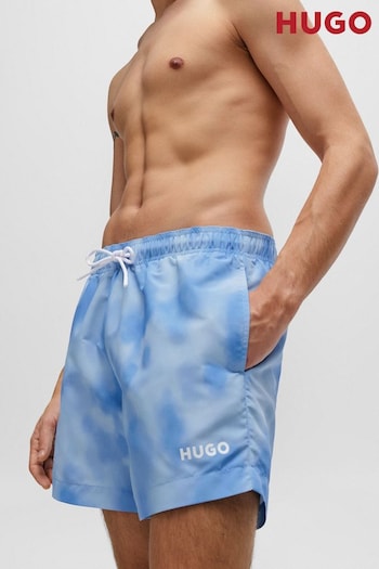 HUGO Quick-Drying Printed Swim Shorts (B34064) | £69