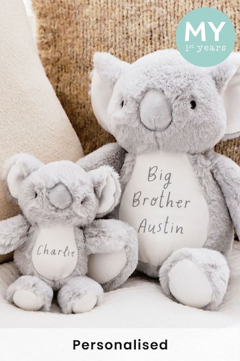 Personalised Koala  Baby Plush Toy Sibling Set by My 1st Years (B34195) | £38