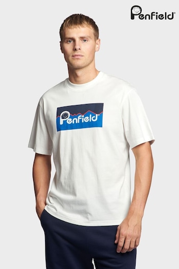 Penfield Mens Relaxed Fit Original Large Logo T-Shirt (B34439) | £30