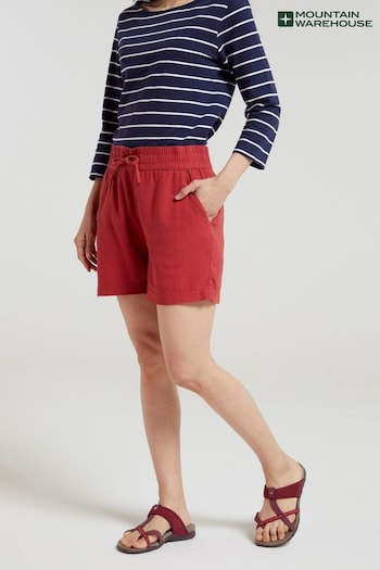 Mountain Warehouse Red Womens Summer Island Shorts Over-the-Knee (B34781) | £26