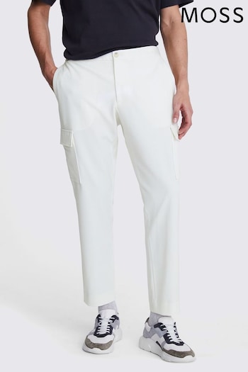 MOSS Off Cargo White Trousers tapered (B34824) | £70