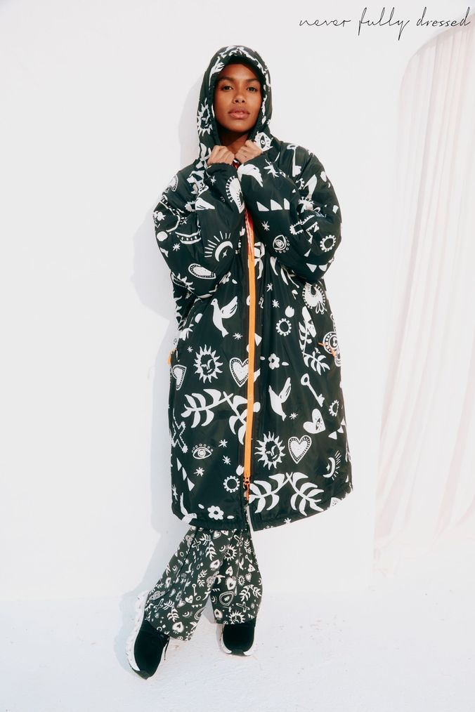 Never fully dressed leopard coat cheap