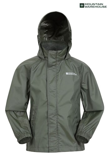 Mountain Warehouse Green Kids Pakka Waterproof Jacket (B34990) | £25