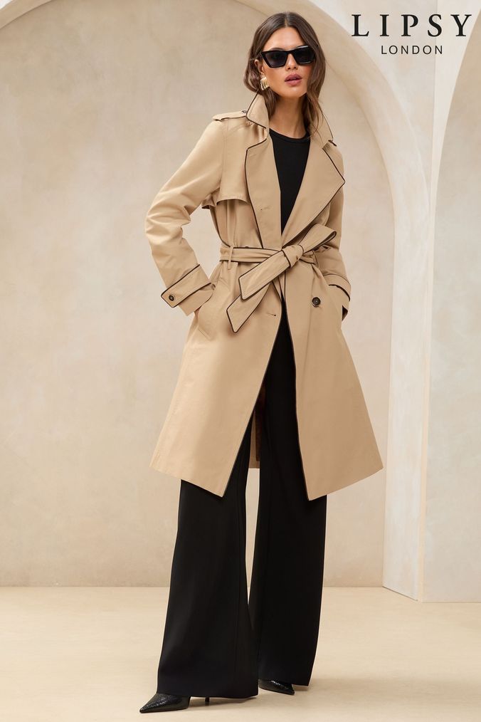 Diesel camel coat contrast sleeves discount