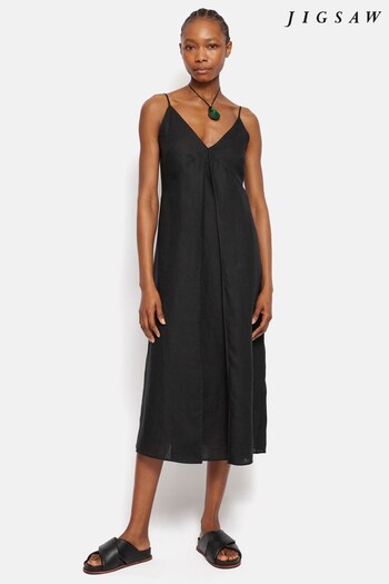 Jigsaw Linen Sun Dress twill (B35280) | £145