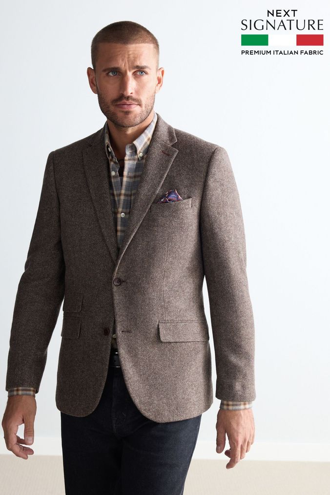 Men s Signature Blazers Next Official Site