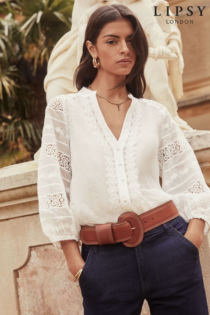 Lipsy Blouses Long Sleeves Blouses ParallaxShops Official Site