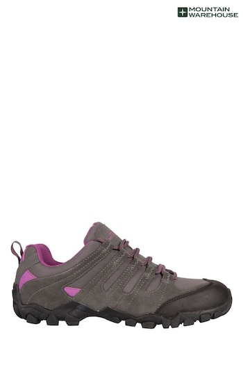 Mountain Warehouse Grey Womens Belfour Outdoor Walking Shoes (B35690) | £59