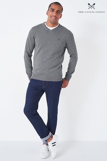 Crew Clothing sweatshirt Organic Cotton V-Neck Jumper (B35700) | £55