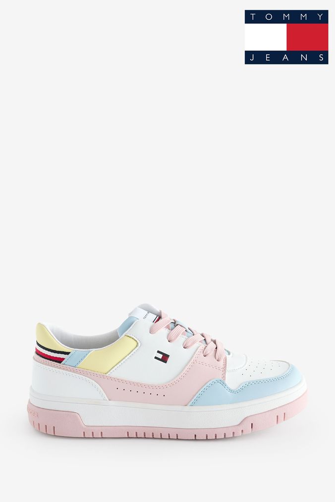 Tommy hilfiger colour block trainers on sale