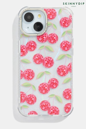 Skinnydip Pink Disco Cherries Shock iPhone 13 Pro Max Case (B35803) | £24