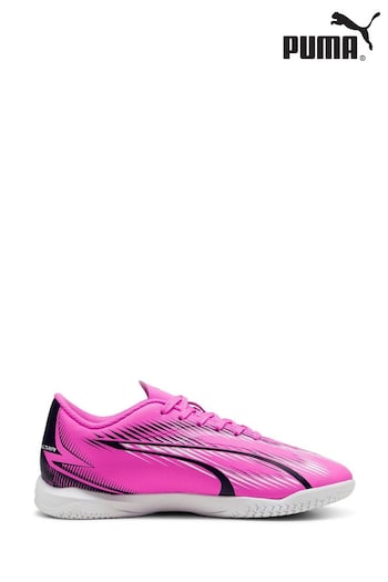 Puma Pink Unisex Kids Ultra Play It Football Boots (B36128) | £40