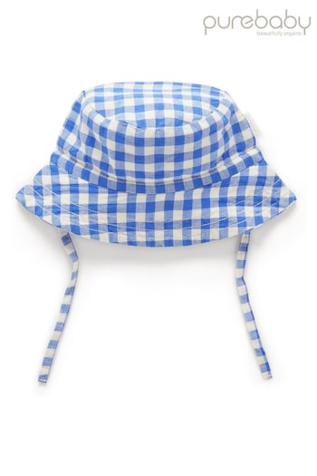 Purepolo-shirts Blue Gingham Hat (B36210) | £20