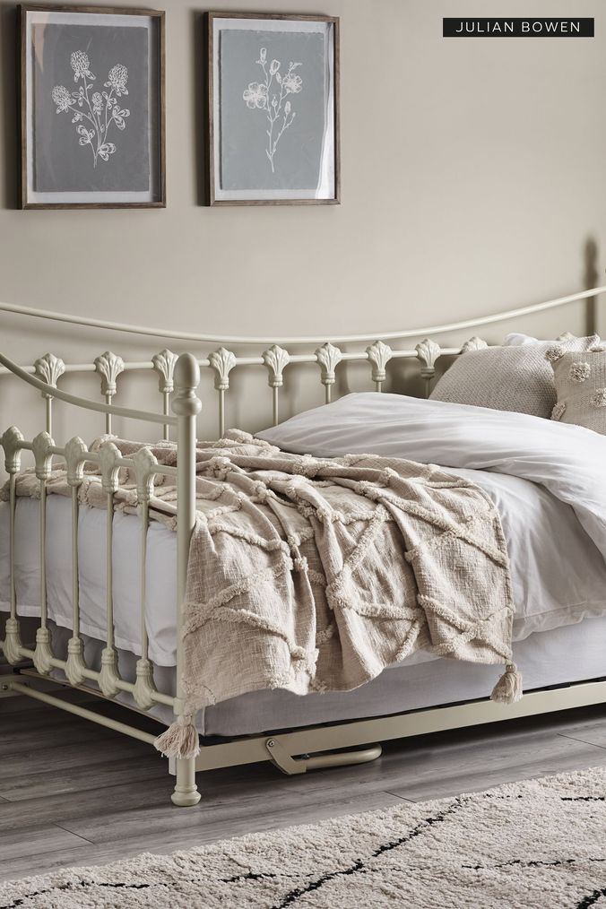 Next white metal bed new arrivals frame