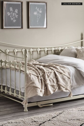 Julian Bowen Stone White Set of Versailles Daybed and Trundle (B36414) | £375