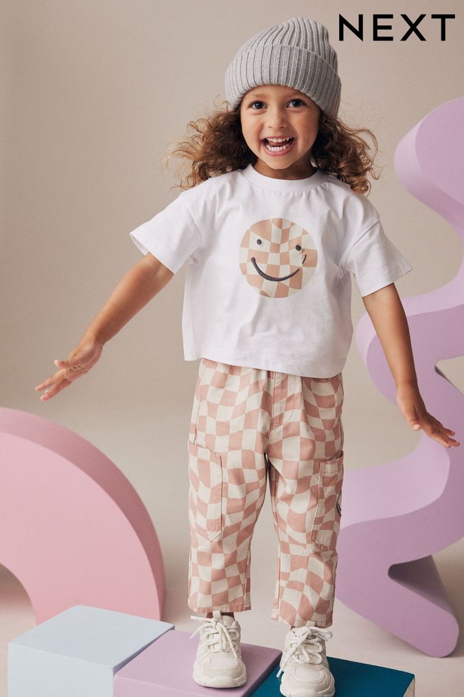 Buy Girls Shirt Trouser Set Short Sleeve Baby Online Next UK