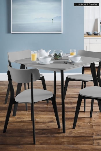 Julian Bowen Set of 4 Grey Casa Dining Chairs (B36791) | £240