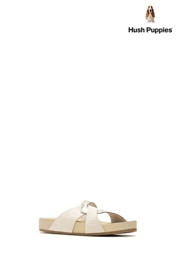 Hush Puppies Yellow Mylah Slide Sandals (B36848) | £70