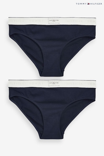 Tommy Hilfiger Blue Bikini Briefs 2 Pack (B37037) | £23