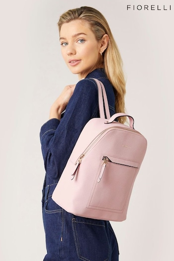 Fiorelli Pink Eden Small Backpack Plain Bag (B37046) | £75