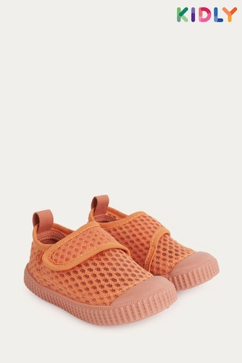 KIDLY Orange Mesh Swim Shoes Saint (B37109) | £16