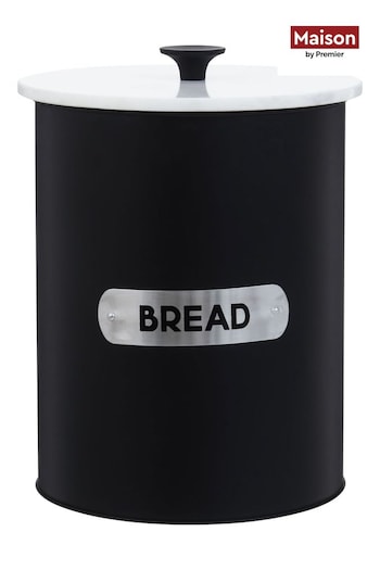 Maison by Premier Black Liberty Bread Bin (B37360) | £59