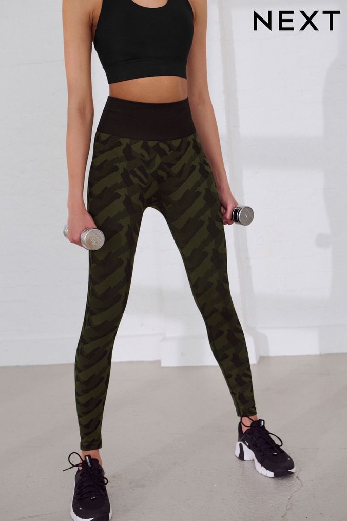 Printed Sports Leggings Printed Sports Capri Next Official Site
