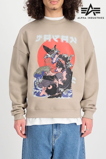 Alpha Industries Natural Japan Warrior Sweater (B37445) | £110