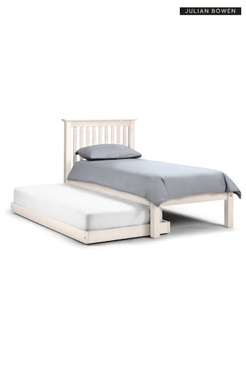 Julian Bowen White Barcelona Bed with Pull Out Underbed (B37818) | £520