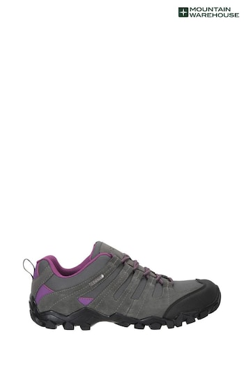 Mountain Warehouse Grey Belfour Outdoor Walking brown Shoes (B37904) | £59