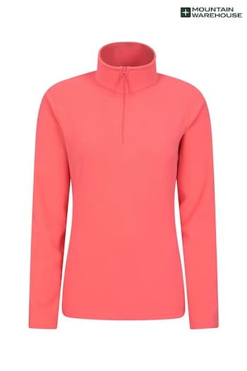 Mountain Warehouse Pink Womens Camber II Half Zip Fleece (B38184) | £26