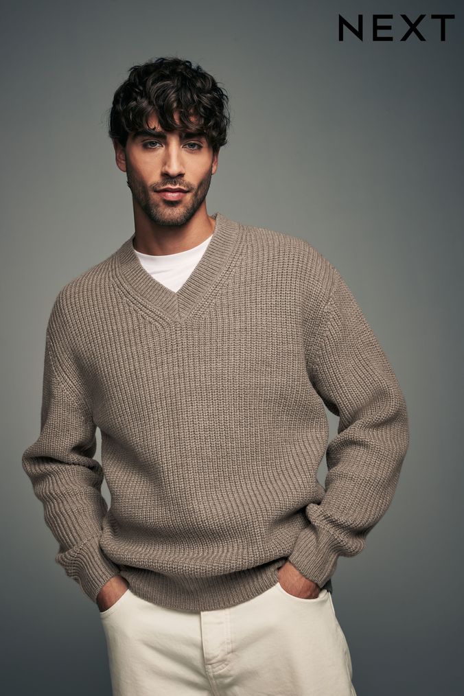Next mens jumpers v neck top